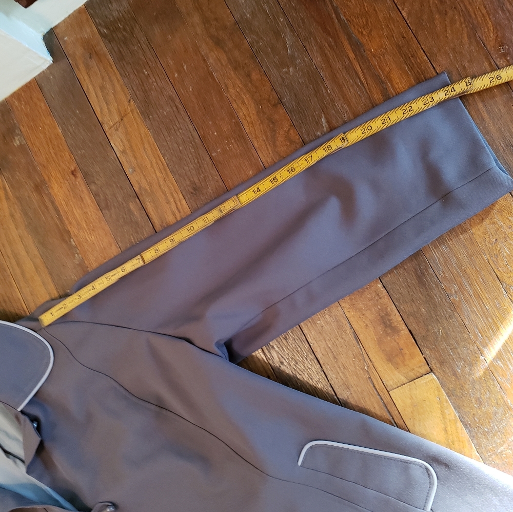 VTG Long Gray Overcoat - Picture 9 of 10